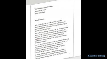 Aufruf zu sofortigen Friedensverhandlungen