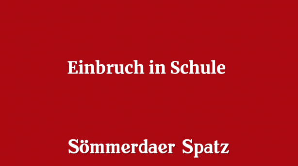 Einbruch in Schule 